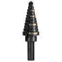 101457 BROCA ESCALONADA ÓXIDO NEGRO 11 ESCALONES 1/4' A 7/8',TRUPER
