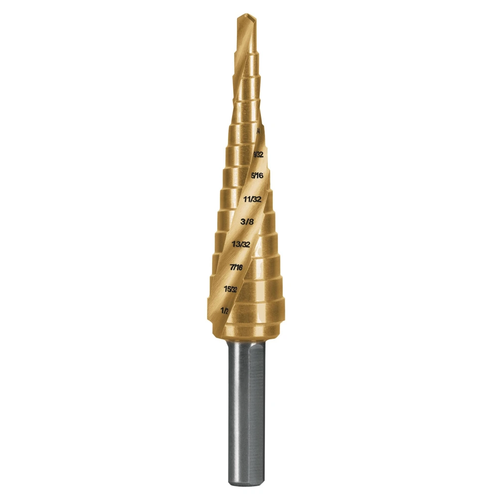 [BES-13X] 101551 BROCA ESCALONADA TITANIO 13 ESCALONES 1/8' A 1/2', EXPERT