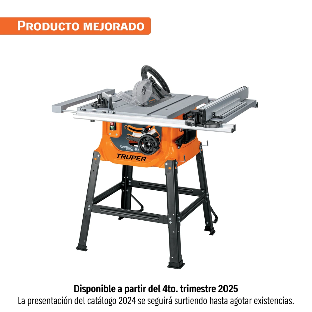 [SME-10B] 101796 SIERRA DE MESA 10', 2-1/2 HP (1900 W), CON BASE, TRUPER