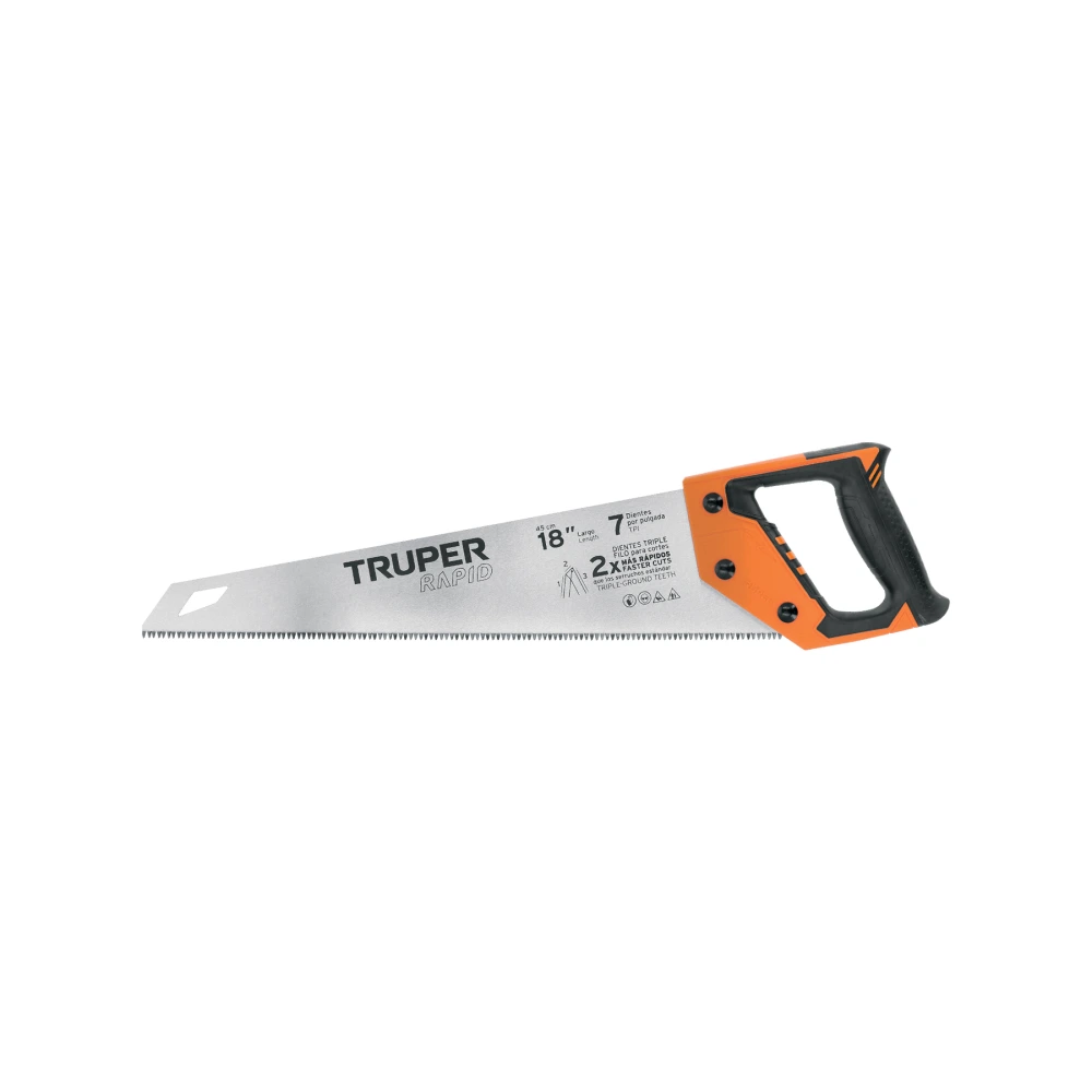 101868 SERRUCHO RAPID 18', 7 DPP, MANGO COMFORT GRIP, TRUPER