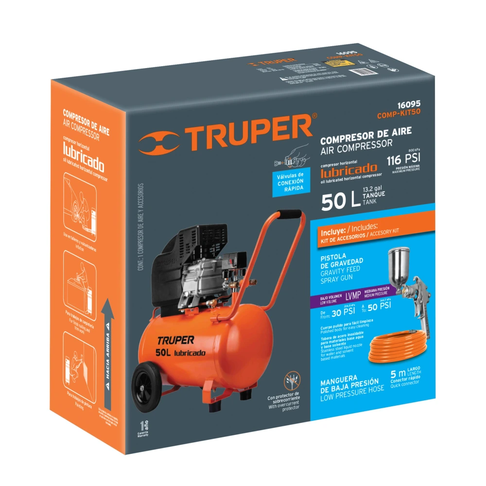 101938 CAJA DE EMPAQUE DE REPUESTO PARA COMP-KIT50, TRUPER