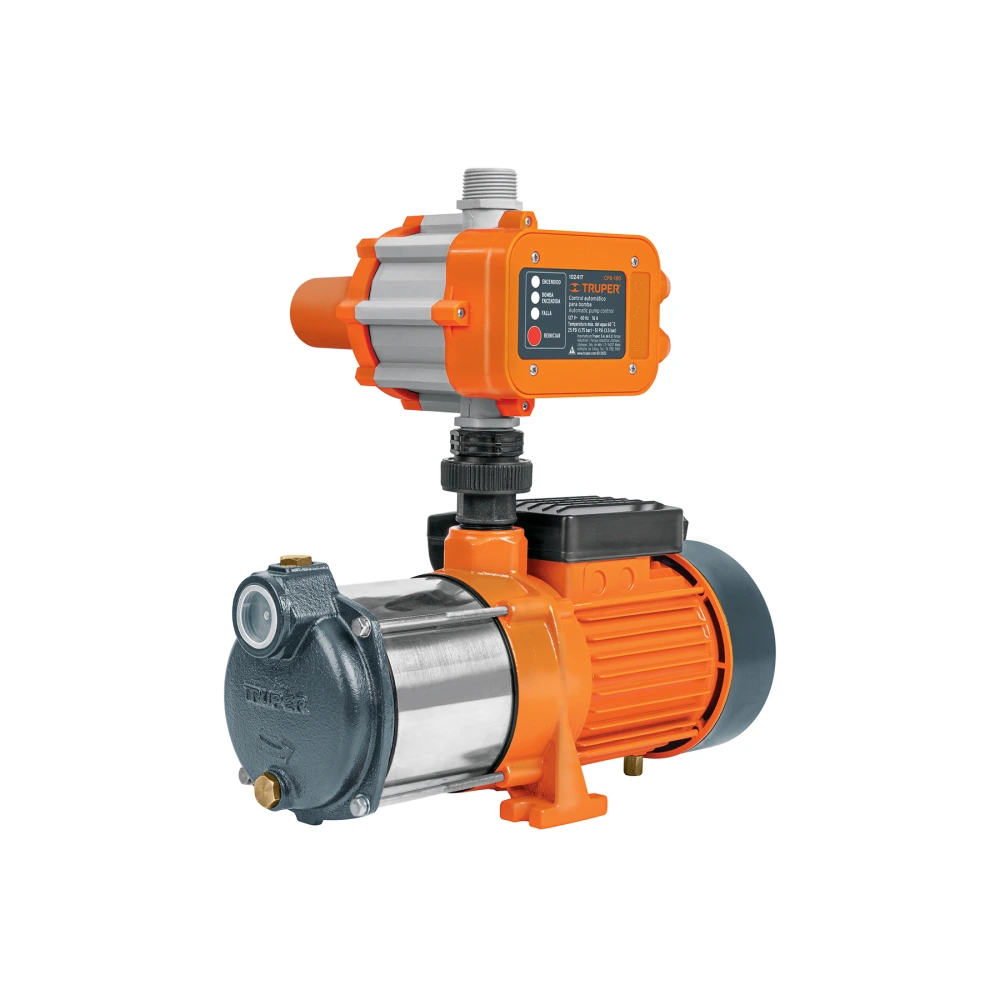 [PREM-1] 102386 BOMBA PRESURIZADORA MULTIETAPAS 1 HP CON CONTROL, TRUPER
