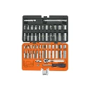 102388 JUEGO DE 54 HERRAMIENTAS CUADRO 1/4' STD Y MM PARA MECÁNICO