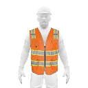 102441 CHALECO DE SEGURIDAD DE ALTA VISIBILIDAD, NARANJA, G, EXPERT