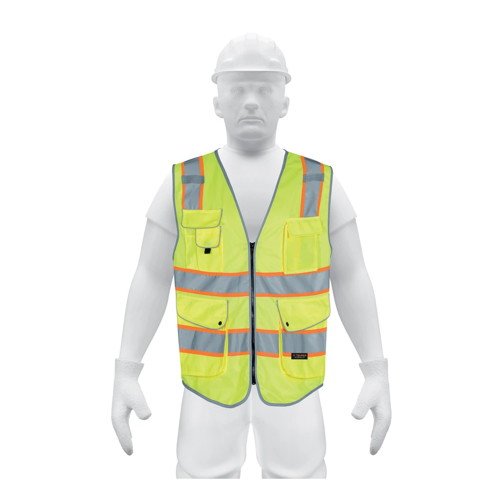 102445 CHALECO DE SEGURIDAD DE ALTA VISIBILIDAD, AMARILLO,EG,EXPERT