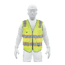 102445 CHALECO DE SEGURIDAD DE ALTA VISIBILIDAD, AMARILLO,EG,EXPERT