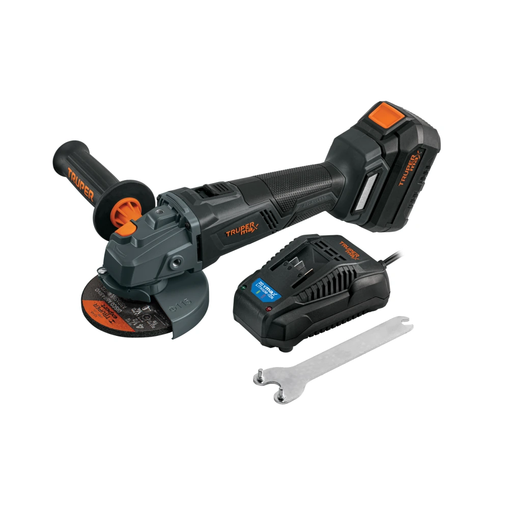 102449 ESMERILADORA 4-1/2', 20V, 1 BATERÍA 4AH, MAX