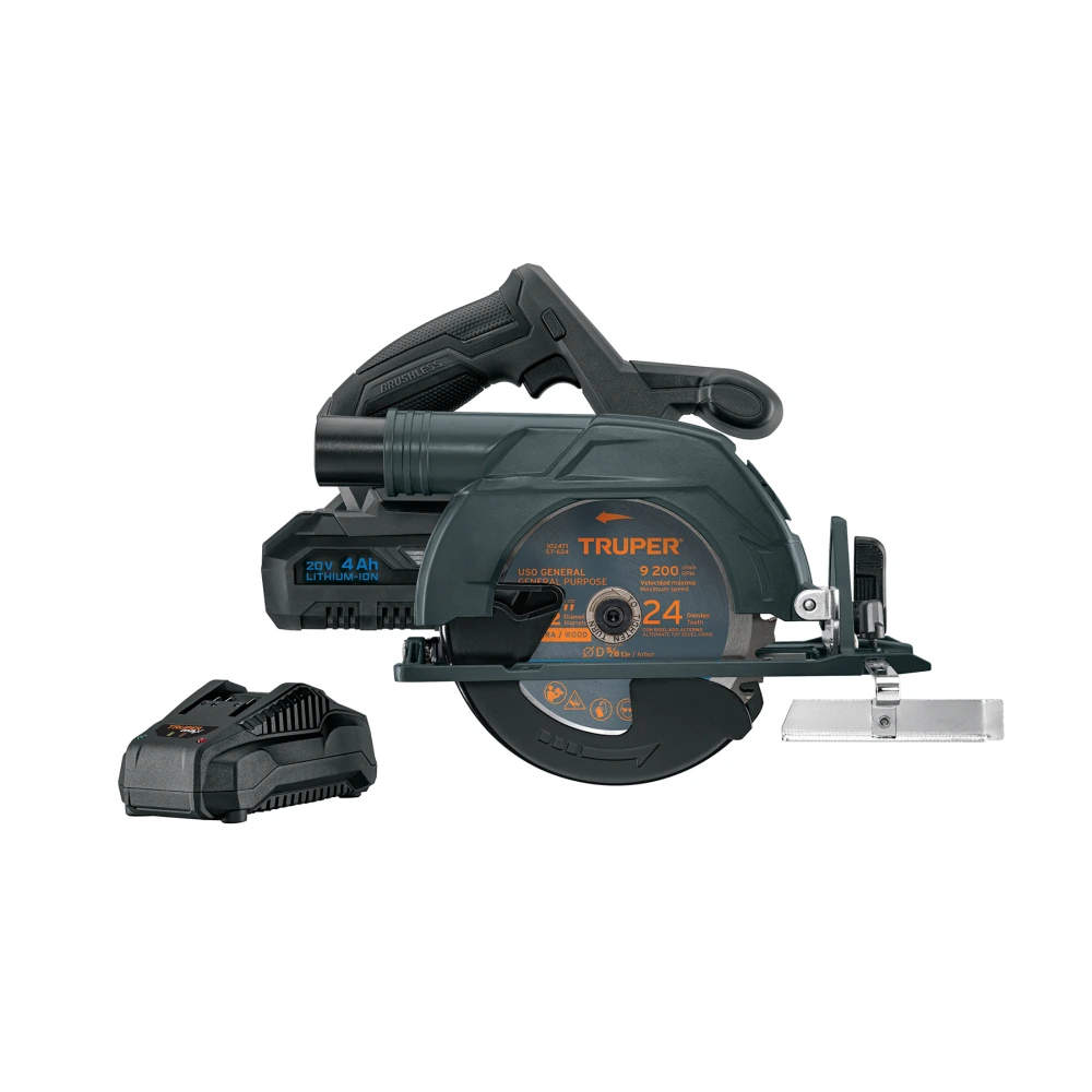 [MAX-20SC] 102480 SIERRA CIRCULAR 6-1/2', 20V, 1 BATERÍA 4AH, MAX