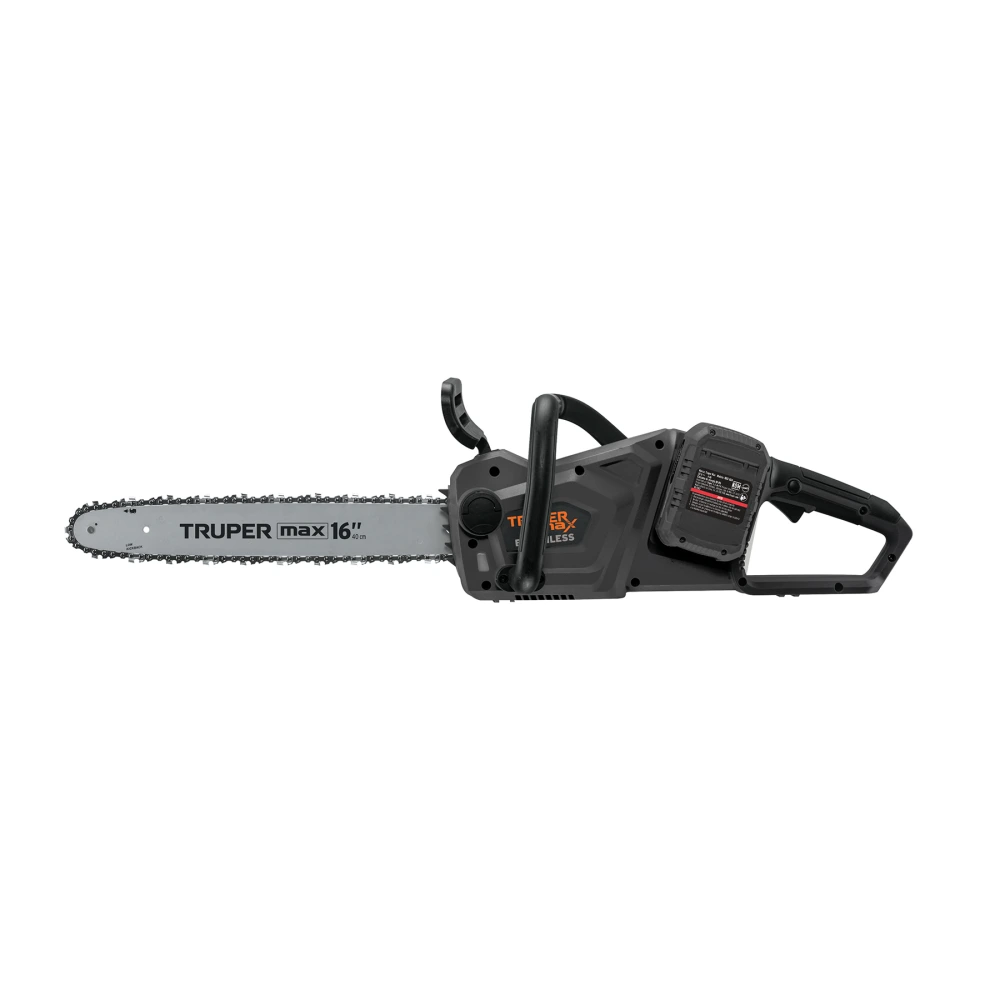 [MAX-40M] 102491 MOTOSIERRA INALÁMBRICA 40V, SIN CARBONES, TRUPER MAX