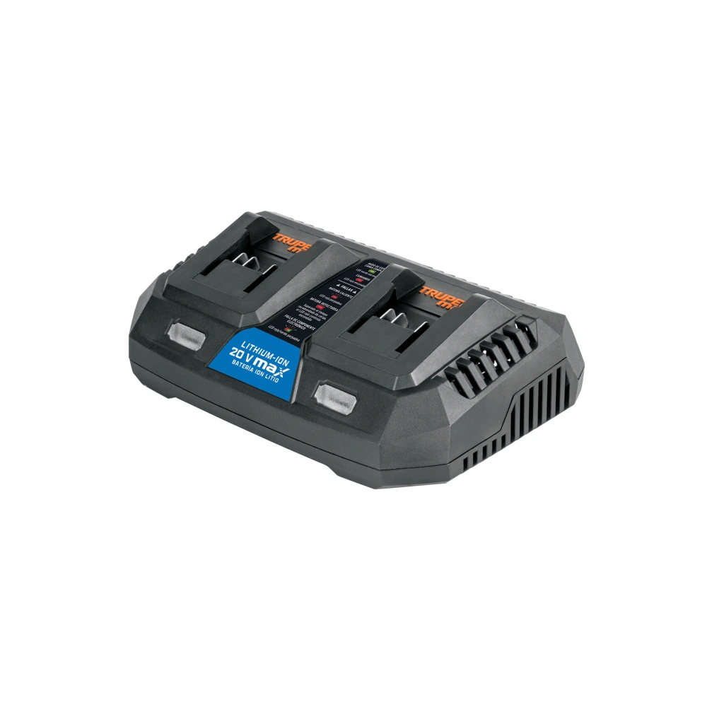 [MAX-CA2] 102492 CARGADOR DUAL DE BATERÍAS DE ION LITIO 20V, TRUPER MAX