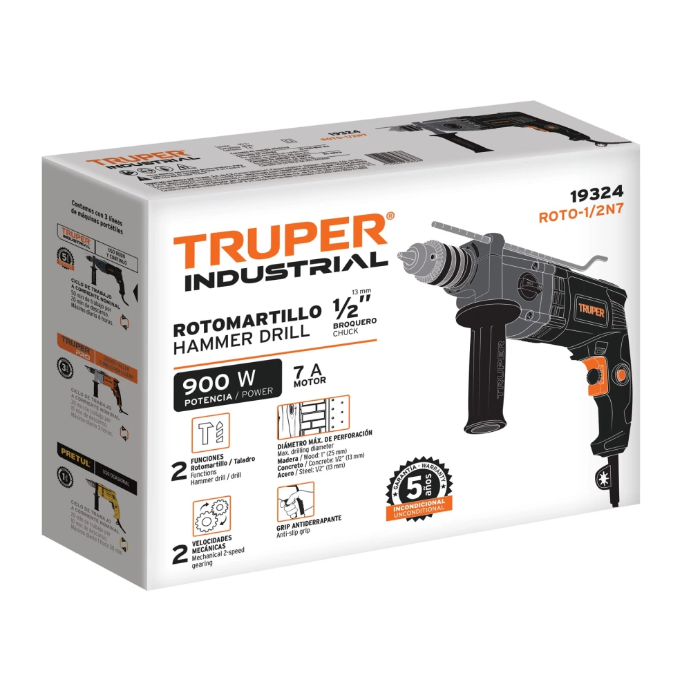 102501 CAJA DE EMPAQUE DE REPUESTO PARA ROTO-1/2N7, TRUPER