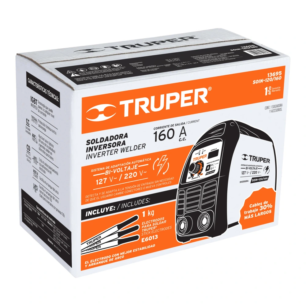 102556 CAJA DE EMPAQUE DE REPUESTO PARA SOIN-120/160, TRUPER
