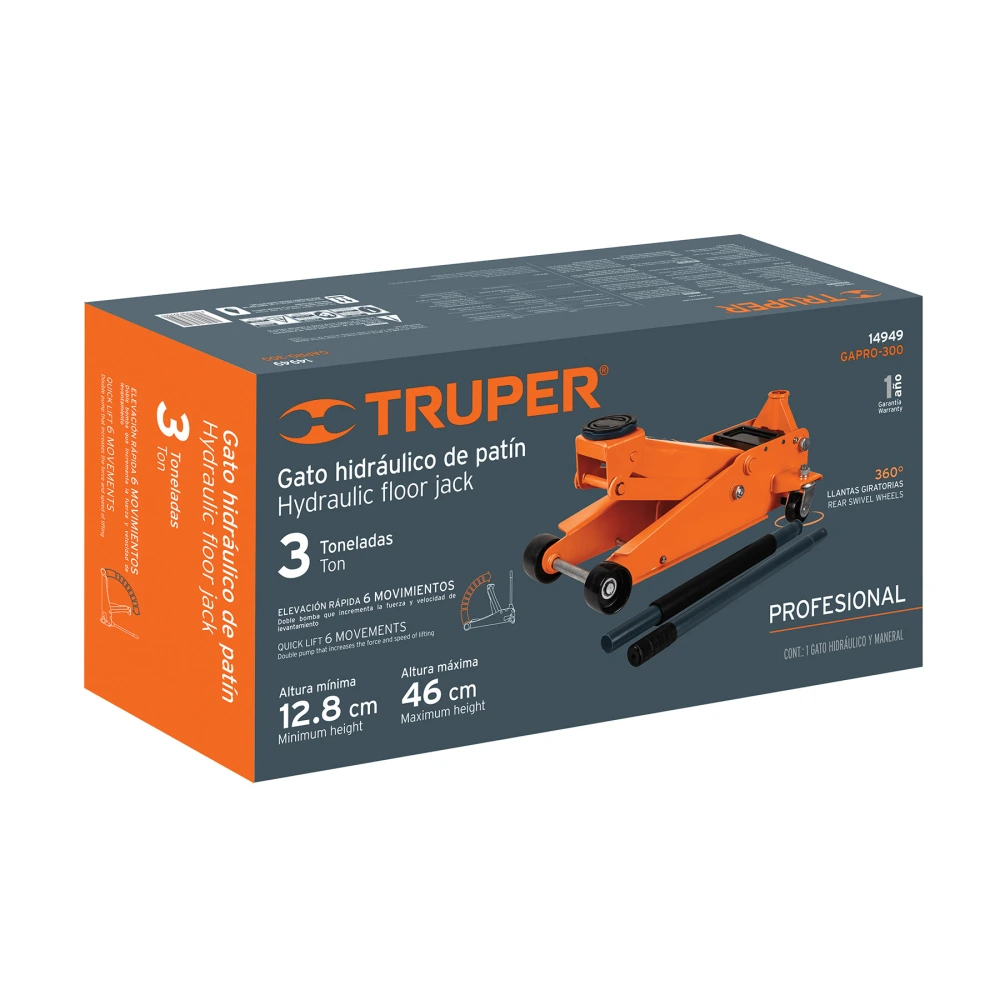 [CJ-GAPRO-300] 102729 CAJA DE EMPAQUE DE REPUESTO PARA GAPRO-300, TRUPER