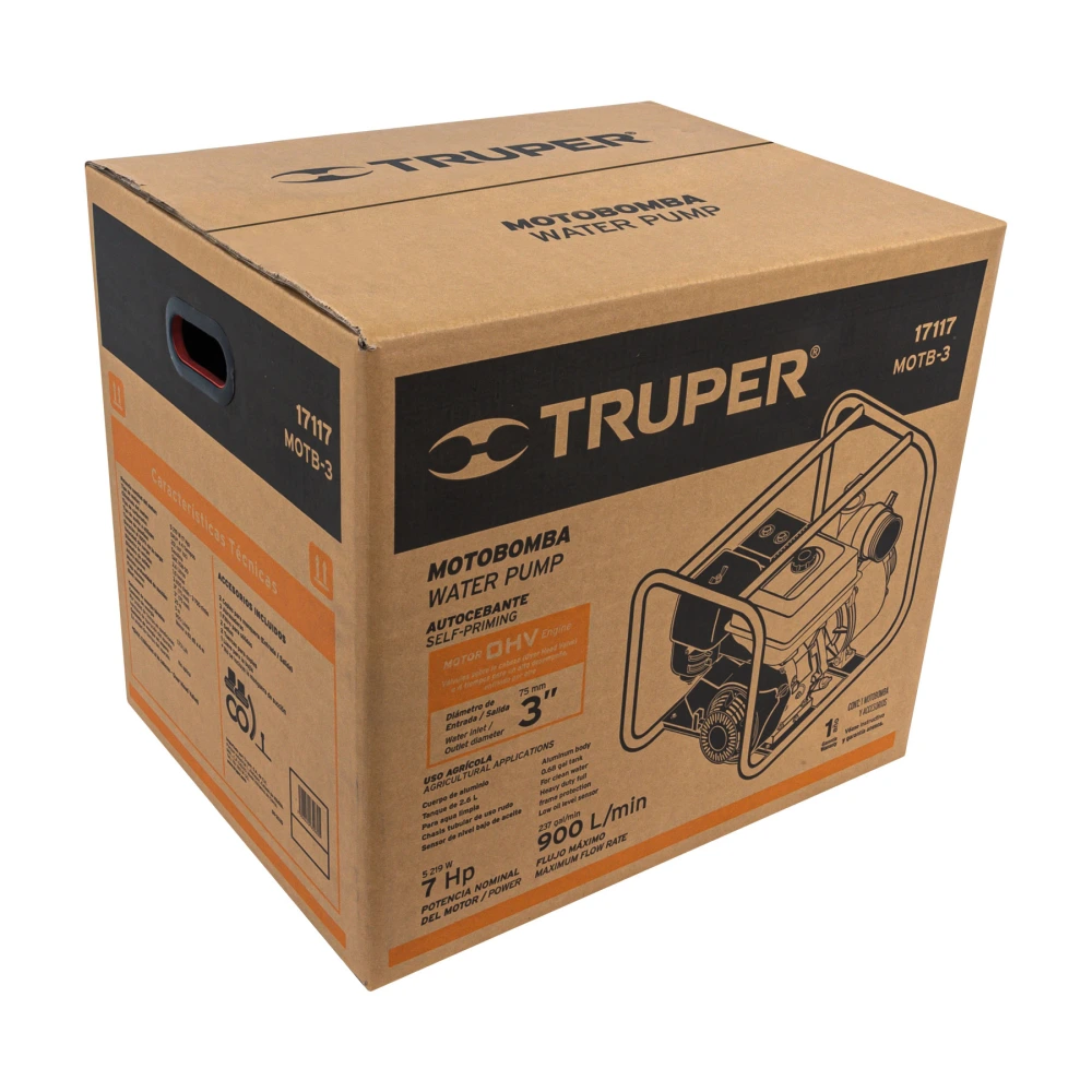103054 CAJA DE EMPAQUE DE REPUESTO PARA MOTB-3, TRUPER