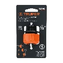103060 CONECTOR 1/2' MACHO DE ABS CON TUERCA DE AJUSTE MANUAL