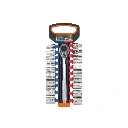 103110 JUEGO DE DADOS MM Y STD CON MATRACA, CUADRO 1/2', TRUPER