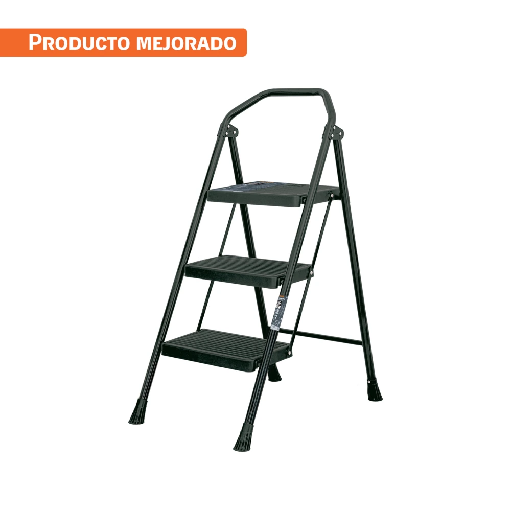 103143 ESCALERILLA TUBULAR, PLEGABLE, 3 PELDAÑOS, TRUPER