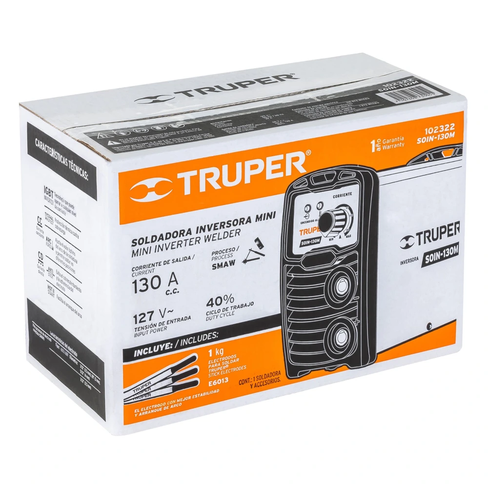 103145 CAJA DE EMPAQUE DE REPUESTO PARA SOIN-130M, TRUPER