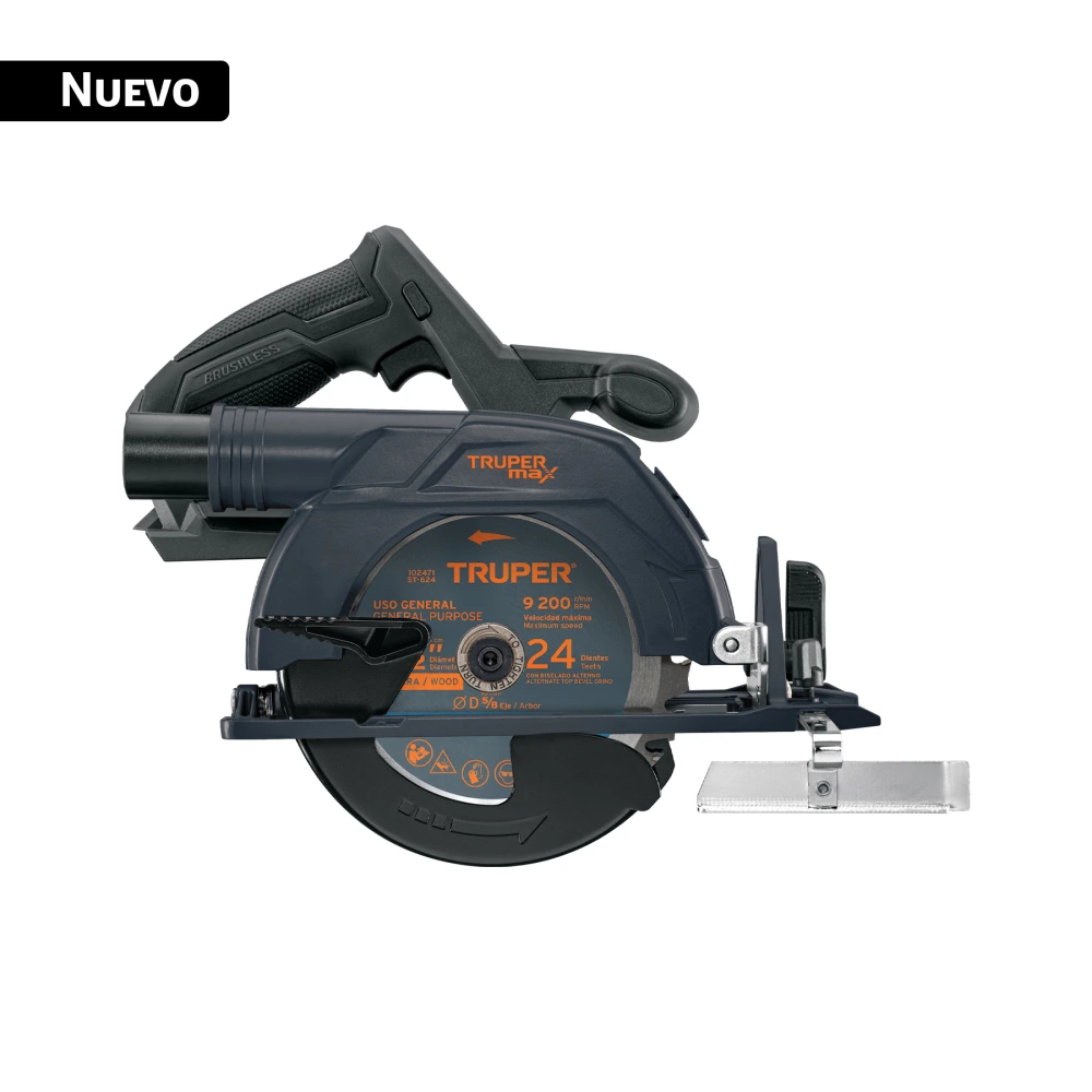 103234 SIERRA CIRCULAR 6-1/2', 20V, S/ACCESORIOS, TRUPER MAX