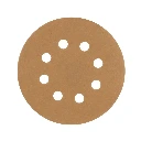 103314 PAQUETE CON 5 DISCOS DE LIJA 5' GRANO 220, 8 PERFORACIONES
