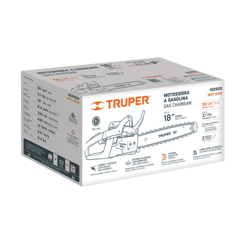 [CJ-MOT-5018] 103401 CAJA DE EMPAQUE DE REPUESTO PARA MOT-5018, TRUPER