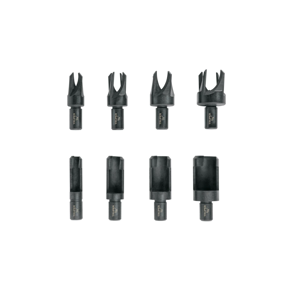 103437 JUEGO DE 8 BROCAS CLAVACOTE PARA MADERA, TRUPER