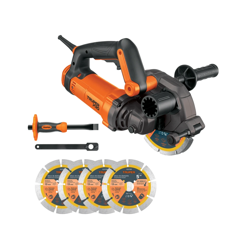103474 SIERRA RANURADORA DE CONCRETO 5', 1500 W, TRUPER PRO