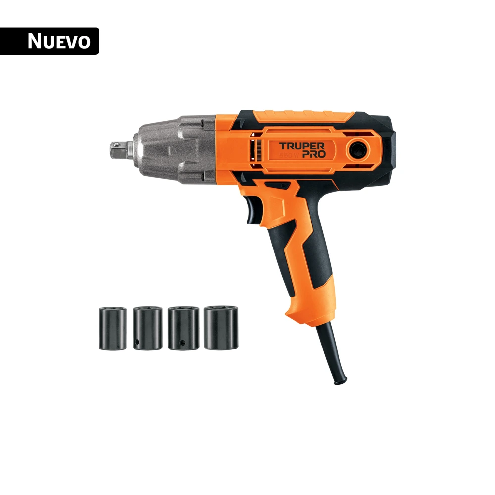 103552 LLAVE DE IMPACTO 1/2' 550W, 258 LB/FT, TRUPER PRO