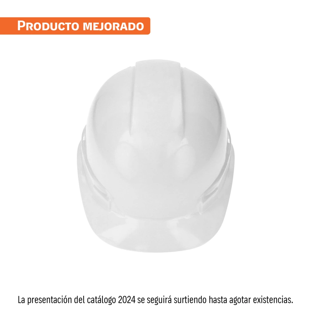 10370 CASCO DE SEGURIDAD, AJUSTE DE MATRACA, BLANCO, TRUPER