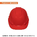 10373 CASCO DE SEGURIDAD, AJUSTE DE MATRACA, ROJO, TRUPER