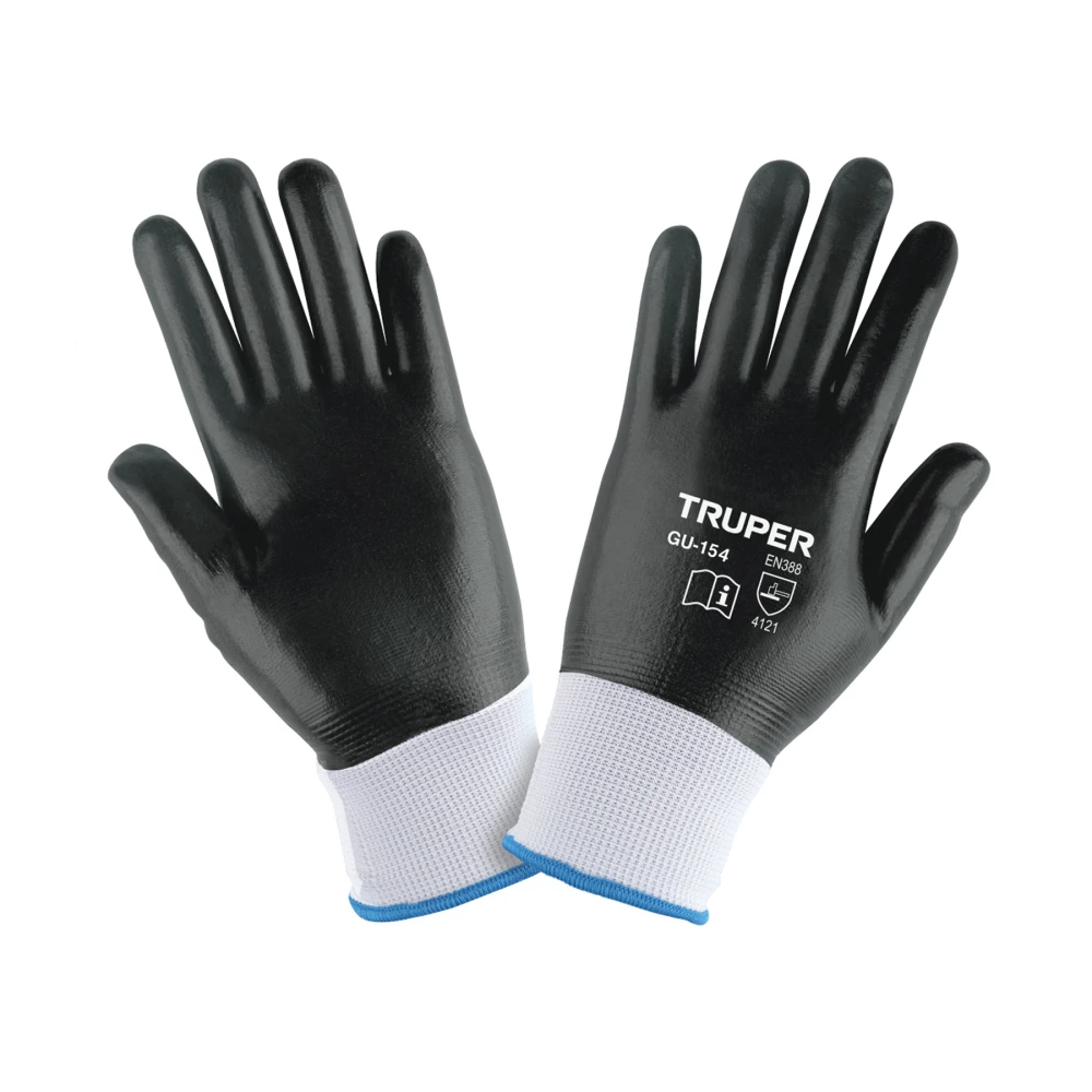103826 GUANTES DE POLIÉSTER CON RECUBRIMIENTO DE NITRILO, XG TRUPER
