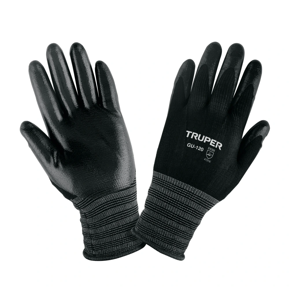 [GU-120] 103866 GUANTES DE NYLON RECUBIERTOS DE NITRILO, XCH, TRUPER