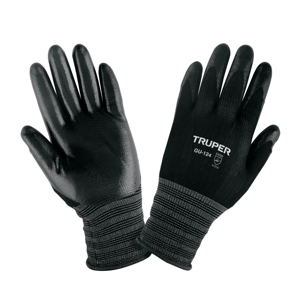 [GU-124] 103867 GUANTES DE NYLON RECUBIERTOS DE NITRILO, XG, TRUPER