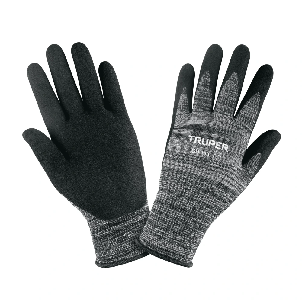 103868 GUANTES DE NYLON RECUBIERTOS DE NITRILO ARENOSO, XCH, TRUPER