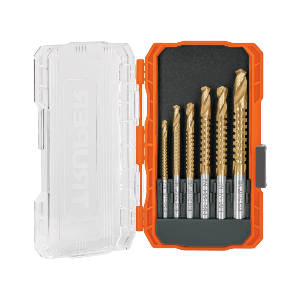 [JBMS-6] 103924 JUEGO DE 6 BROCAS HELICOIDALES CON SIERRA, TRUPER