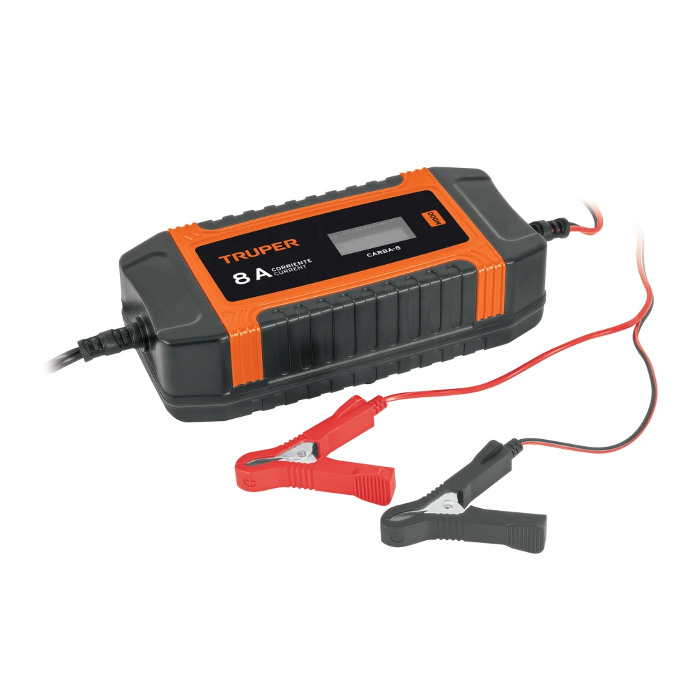 [CARBA-8] 104010 CARGADOR / MANTENEDOR DE 8A PARA BATERÍAS DE 12V/24V, TRUPER