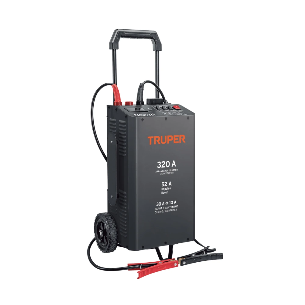 104021 CARGADOR DE BATERÍAS 52 A, ARRANCADOR DE 320A, 12V/24V