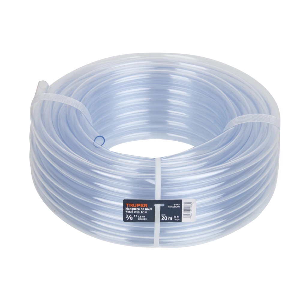 [MAN-3/8X20N] 104057 MANGUERA DE NIVEL, 3/8', ROLLO DE 20M, TRUPER